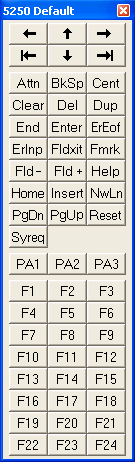 Sample Keypad Toolbar