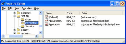 RegistrySDLPDParameters75p