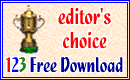 123 Free Download Editor's Choice Award